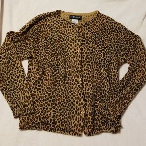 Leopard Print Cardigan